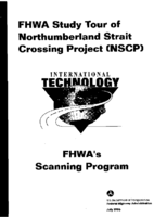 FHWA Study Tour of Northumberland Strait Crossing Project NSCP