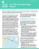 US DOT Gulf Coast Study Phase 2 Engineering Case Study 5 Bridge Segment Exposure to Storm Surge