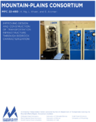 Improving Design and Construction of Transportation Infrastructure Through Bedrock Characterization