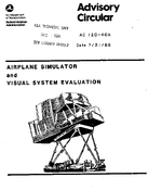 AC 12040A Airplane Simulator and Visual Evaluation