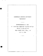 Interstate Commerce Commision Report of the Accident  Investigation Occuring on the ST LOUISSAN FRANCISCO RAILWAY CUSTER CITY OK