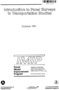 Introduction to Panel Surveys in Transportation Studies