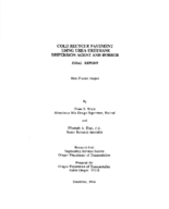 Cold recycle pavement using urea urethane dispersion agent and rubber  final report