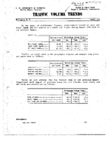 Traffic Volume Trends August 1950