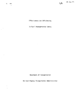 Effectiveness and Efficiencies in Pupil Transportation Safety