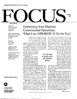 Focus Accelerating Infrastructure Innovations October 2007