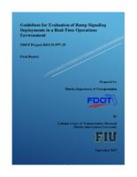 Guidelines for Evaluation of Ramp Signaling Deployments in a RealTime Operations Environment