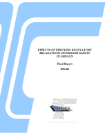 Effects of Trucking Regulatory Relaxations on Freight Safety in Oregon