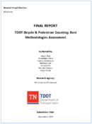 TDOT Bicycle  Pedestrian Counting Best Methodologies Assessment