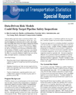 DataDriven Risk Models Could Help Target Pipeline Safety Inspections