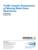 Traffic Impact Assessment of Moving Work Zone Operations
