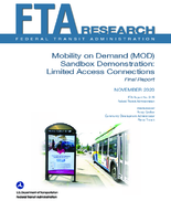 Mobility on Demand MOD Sandbox Demonstration Limited Access Connections