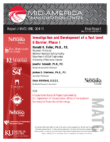 Investigation and Development of a Test Level 6 Barrier Phase I