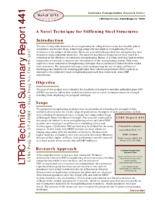 A Novel Technique for Stiffening Steel Structures summary