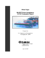 White Paper MNDOT Driver Acceptance IVI FOT Evaluation Report