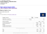 Highway Statistics Series State Statistical Abstracts 2011  Utah