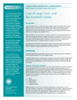 Cost of Large Truckand BusInvolved Crashes