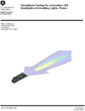 Compliance Testing for Locomotive LED Headlights and Auxiliary Lights Phase I