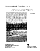 Research  Development Achievements Report 1992