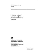 Culvert Repair Practices Manual Volume II