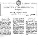 Part 406 Amendment 9 Effective January 1 1957 Issuance Of Certificates And Amendment 10 Effective February 12 1957 Denial Of Airman Aircraft Air Carrier Air Navigator Or Air Agency Certificate