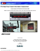 FTA realtime transit information assessment  white paper on literature review of realtime transit information systems