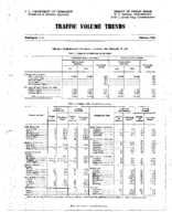 Traffic Volume Trends February 1960