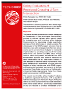 Safety Evaluation of Restricted Crossing UTurn Intersection  techbrief