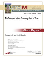 The transportation economy  just in time