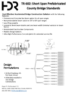 TR682 Short Span Prefabricated County Bridge Standards