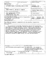 CostEffectiveness of Accessible Buses in Texas
