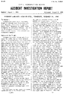 Investigation of Aircraft Accident PIEDMONT AIRLINES NEAR BRISTOL TENNESSEE 19481228