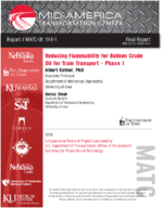 Reducing Flammability for Bakken Crude Oil for Train Transport  Phase I