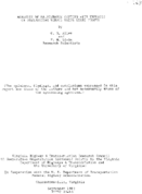 Analysis of maintenance costing with emphasis on contracting versus using state forces