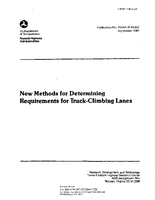 New Methods for Determining Requirements for TruckClimbing Lanes