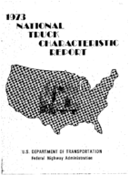 1973 National Truck Characteristic Report 1975