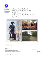 Minute Man National Historic Park  Route 2A traffic analysis and its impact on the parks visitor experience