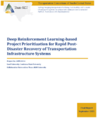 Deep Reinforcement Learningbased Project Prioritization for Rapid PostDisaster Recovery of Transportation Infrastructure Systems