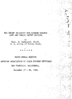 The Urgent Necessity for Uniform Traffic Laws and Public Safety Devices