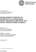 Implementation Guideline for Maintenance Line Operations Safety Assessment MLOSA and Ramp LOSA RLOSA programs