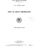 Part 20 Pilot Certificates