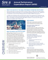 Annual Performance Expenditure Report APER