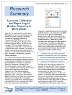 Accurate Collection and Reporting of Worker Presence in Work Zones Summary