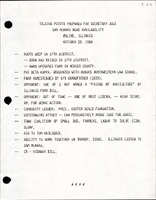 Talking Points Prepared for Secretary Dole Sam McHard News Availability