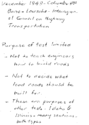 Notes for the Interregional Council on Highway Transportation 19491952