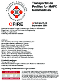 Transportation Profiles for MAFC Commodities