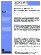 Performance of Sealed and Unsealed Concrete Pavement Joints