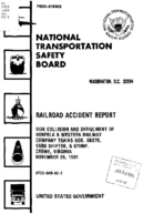 Interstate Commerce Commision Report of the Accident  Investigation Occuring on the NORFOLK AND WESTERN RAILWAY COMPANY CREWE VA