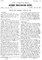 Investigation of Aircraft Accident NAVION ADA OKLAHOMA 19470413