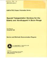 Special Transportation Services for the Elderly and Handicapped in Baton Rouge
